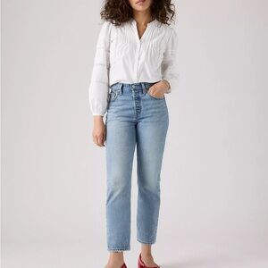 Levi's 501 Original Cropped | High Rise, Straight Leg Jeans